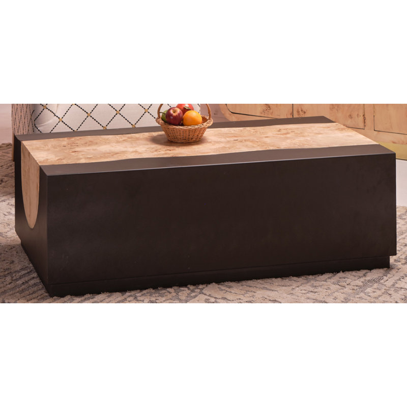 Jairette Wooden Rectangular Coffee Table