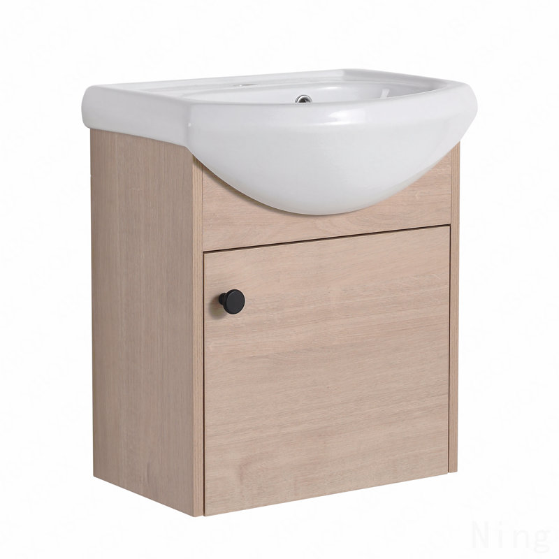 Meuble-lavabo de 18 po avec lavabo en céramique