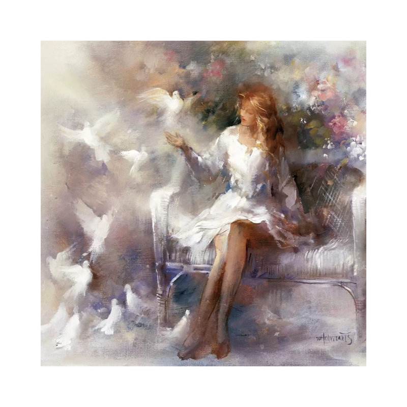 White Dreams by Willem Haenraets - Wrapped Canvas Print, 66.04 cm H x 66.04 cm W x 1.91 cm D