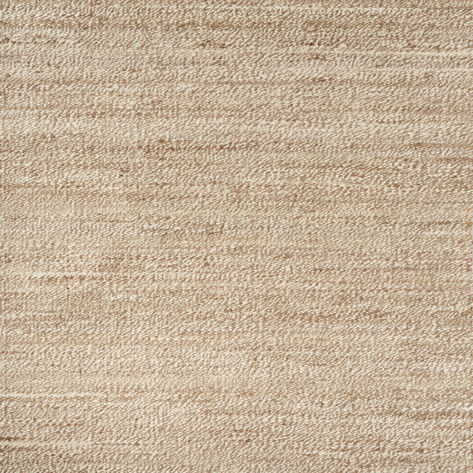Clemmy Ivory Natural Hand-Woven Striped Jute Rug, Rectangle 2' x 3'