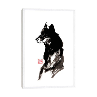 Wolf by Péchane - Print on Canvas