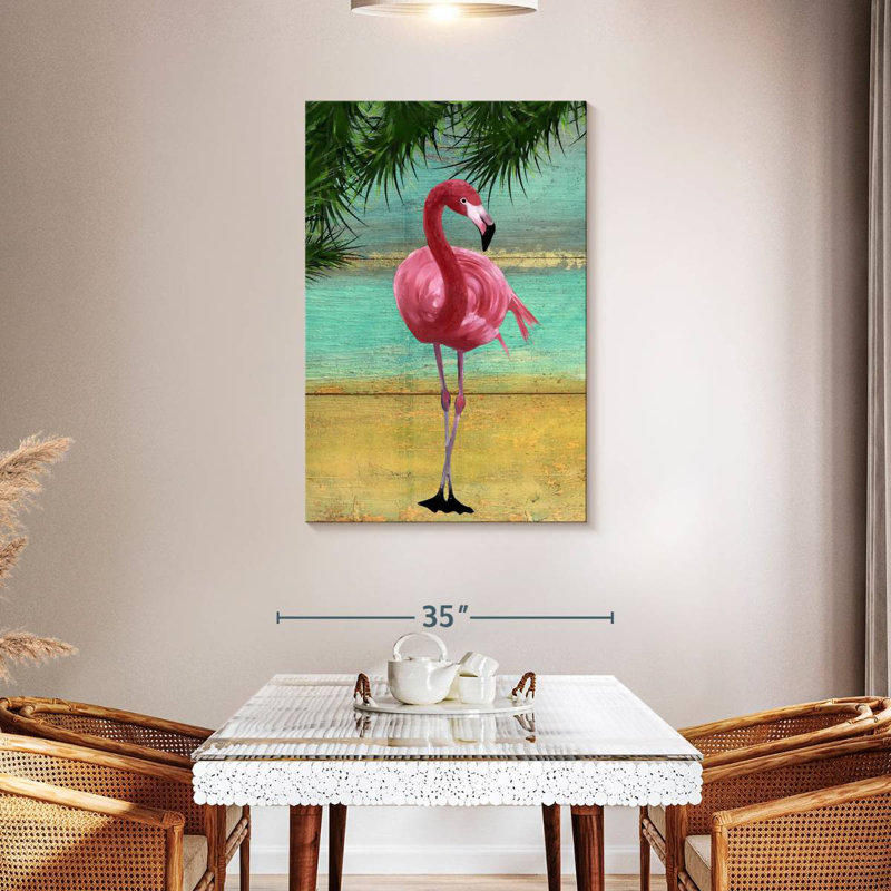 Brampt Flamingo Frame I, 45" H x 30" W