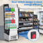 7.8 Cu. Ft. Floor Glass Display Refrigerator with LED Lighting & Rolling Wheels