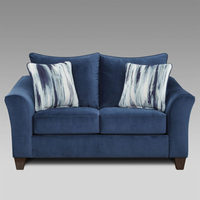 Camero Fabric Pillowback Loveseat