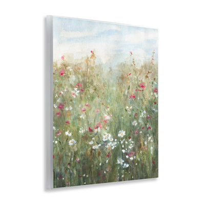  Fragrant Wildflower Field Wall Plaque Art by Jessie Perry
