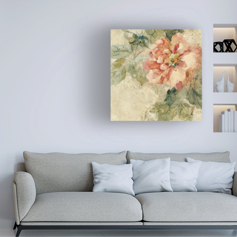  Art mural sur toile Cheri Blum Provence Rose Crop II, H 35 po x l 35 po