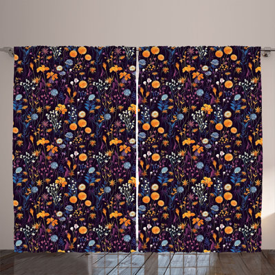 Semi Sheer Curtain Pair