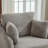 Upholstered Swivel Chair With Storage Ottoman-102361025