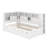 Twin Wood Daybed With Shelves And Trundle-881225237