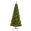 Arbre de Noël vert avec plumes de pin et DEL-313432072