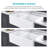 White Farmhouse Sink - 33 X 18 X 10 Inch Kitchen Sink Apron Front Double Bowl 50/50 White Porcelain Ceramic Kitchen Farm Sink