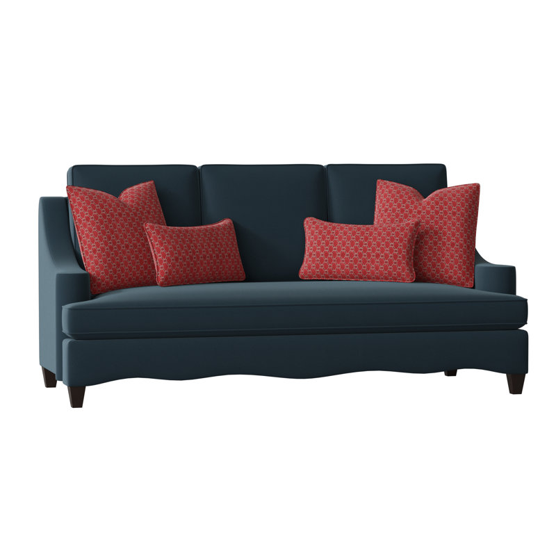 Atlantic Sofa, Margaret Lagoon, American Walnut, Zenith Multi