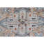 Hand Knotted Wool Oriental Area Rug in Gray/Navy/Orange/Silver-979336228