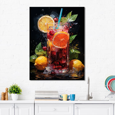 Carnaval des Caraïbes - Art mural cocktails