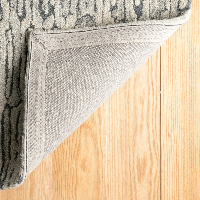 Malone Everglade Hand Tufted Wool Rug, Rectangle 3' x 5', Everglade