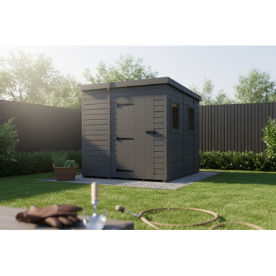 6x9 Pent Composite Shed