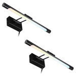LED Picture Light, Swivel Metal Artwork Lamps, 15.75 Inch, Plug-n-Play & Hardwire Art Lighting