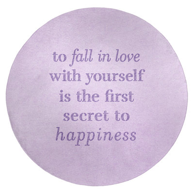 Quotes Chenille Indoor Rug