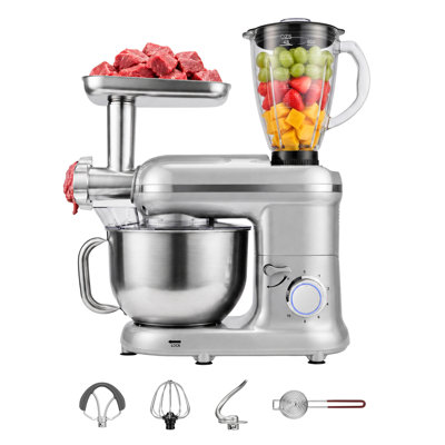 6-Quart Tilt-Head Multifunctional Stand Mixer