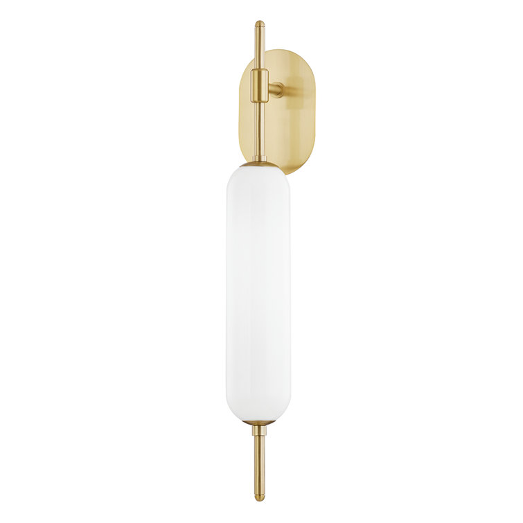 Miley Steel LED Armed Sconce
