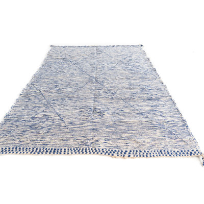 Tapis bleu Odea