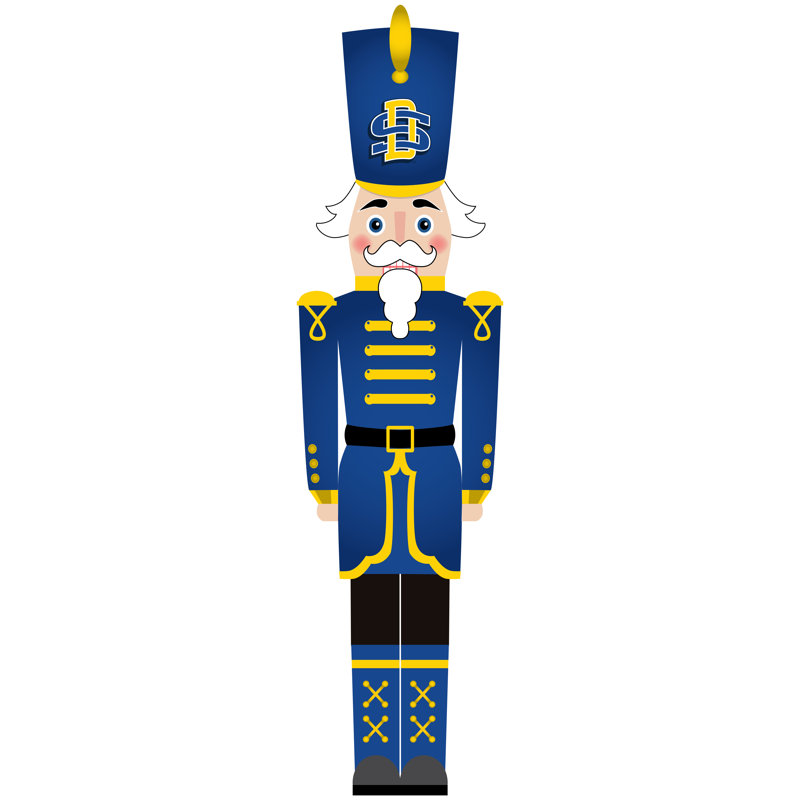 South Dakota State University 46" Nutcracker Leaner