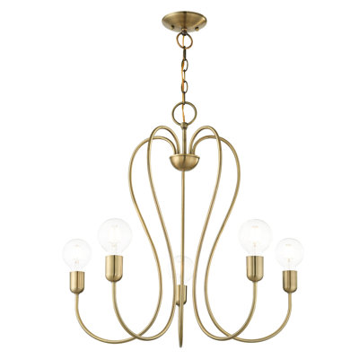 Rocha Steel Dimmable Classic / Traditional Chandelier