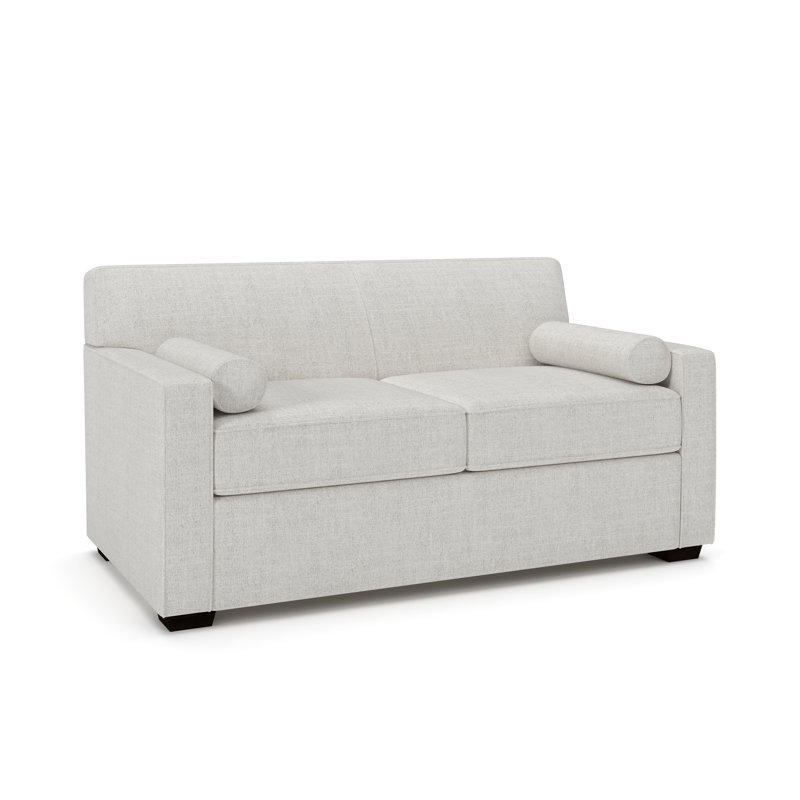 Francesca 65'' Loveseat, Monique Oyster Textured Chenille