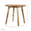 32.2X32.2X29.9 Solid Table, Design Wood 32X30" Casual Essential For Dining Room