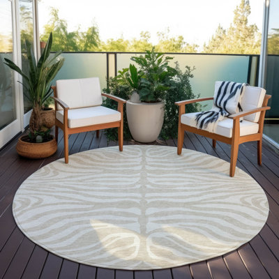 Tapis intérieur / extérieur beige Solstice 