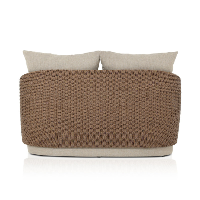 Maven Outdoor Chaise Lounge, Alessi Buff, Brown