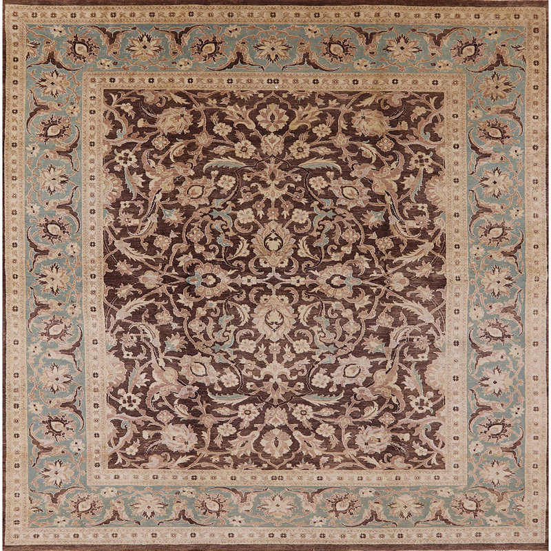 Igourdane Moroccan Indoor Rug, Square 8'