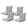 Outdoor Seat/Back Cushion 4 pack 