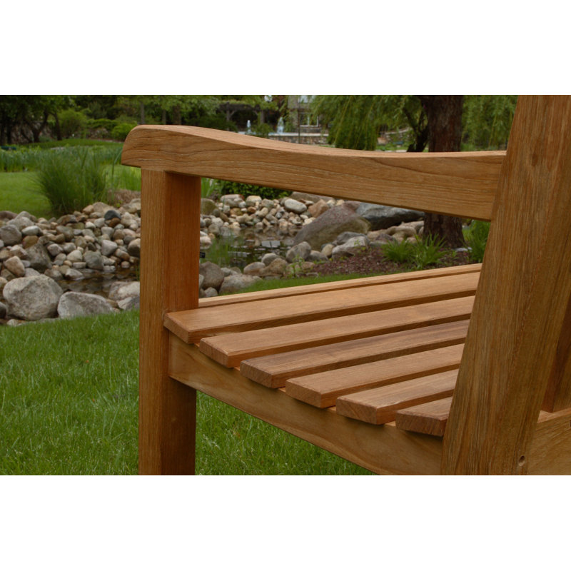 Classic Teak Outdoor Garden Bench, 48"