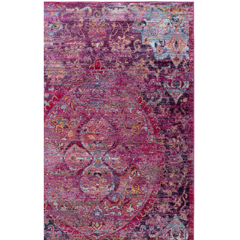 Flori Crystal Performance Oriental Rug, Runner 2'2" x 7'
