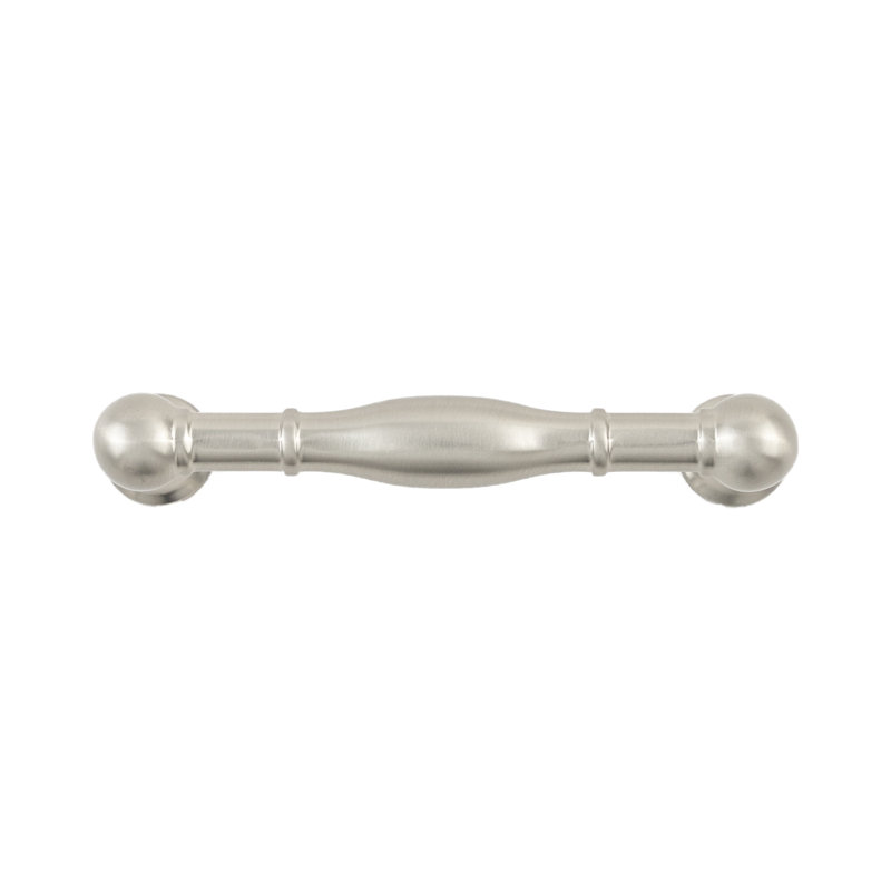 Fuller Collection Handle Pull - Traditional Hardware for Drawers & Cabinets, 3 3/4", Stainless Steel