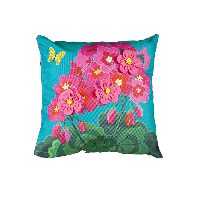 Housse de coussin Spring Geraniums