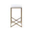 Tabouret de comptoir rembourré sans dossier H 26 po