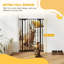 Pressure Mounted Pet Gate With Door