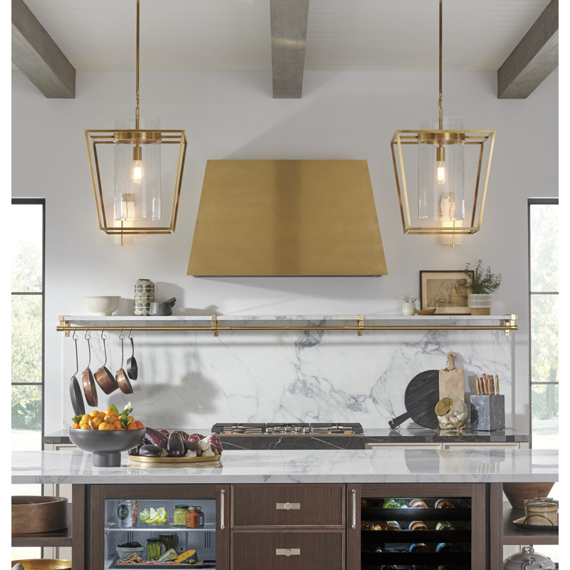Monogram 53" Custom Brass Designer Collection Hood