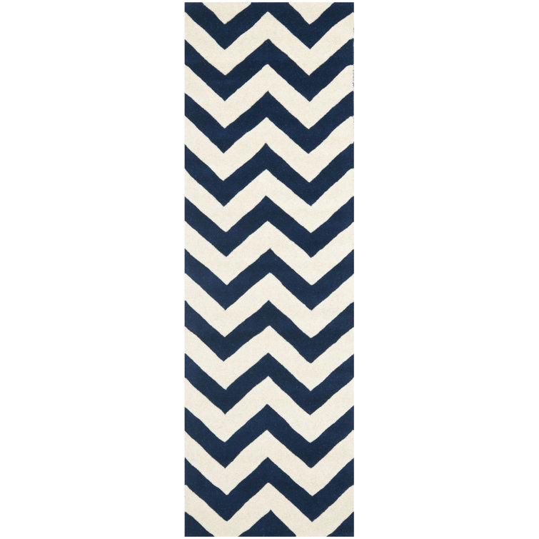 Terence Chevron Wool Hand Woven Area Rug
