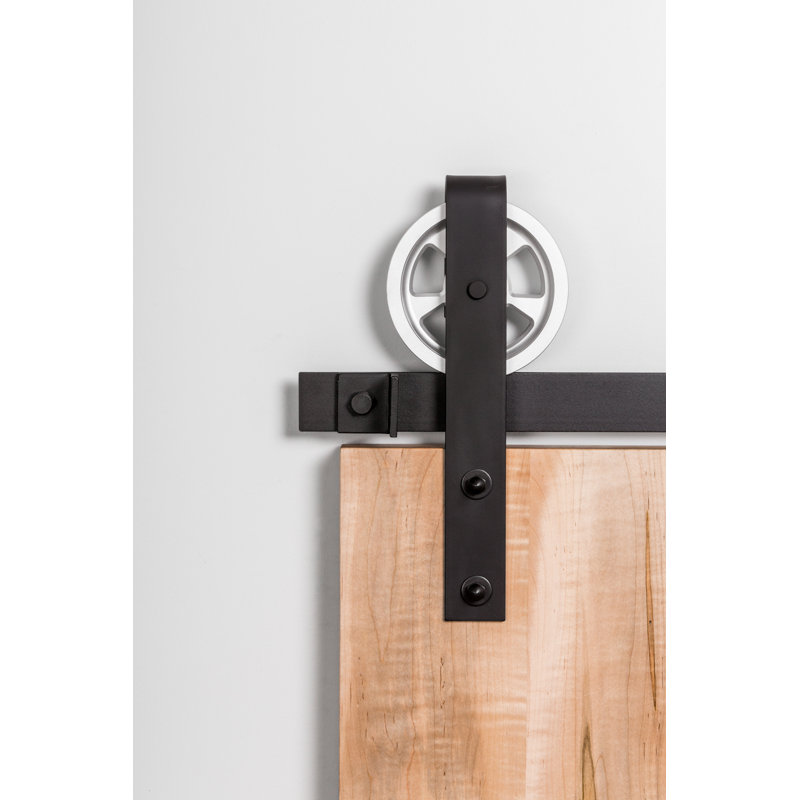 Ensemble de quincaillerie pour porte de grange standard à 5 rayons Premium, 72 po