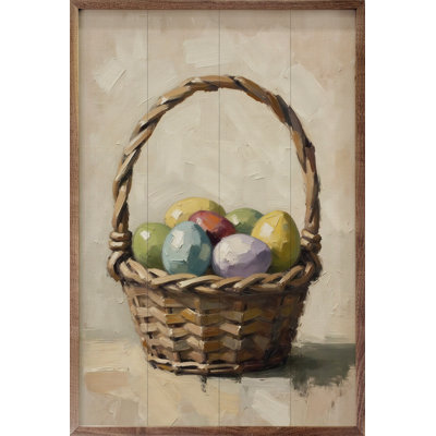 Easter Eggs In Basket