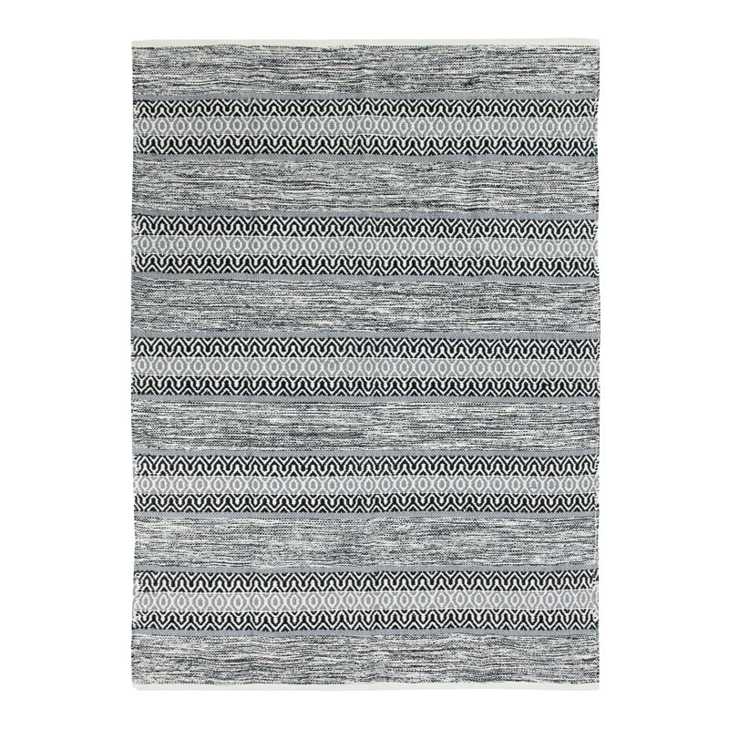 Delaine Striped Hand Woven Area Rug, Rectangle 160 x 230cm