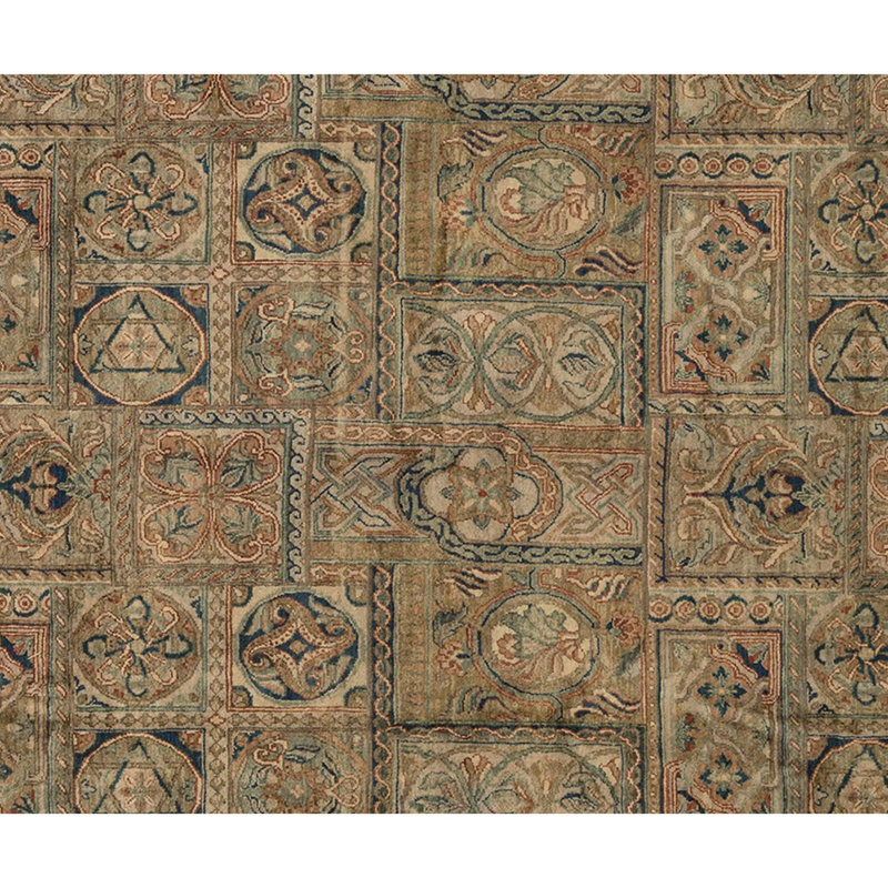 Magnolia Wool Oriental Area Rug in Brown