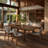 Extendable Dining Set with Upholstered Chairs-1522727869-1522727868