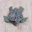Vibrant Sea Turtle Sculpture