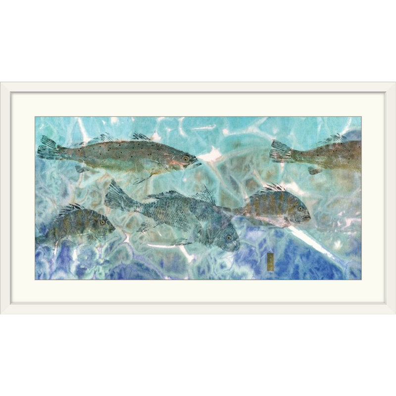 « à l’intérieur des plats » jim roberts, reproduction d’art, Cadre blanc, H 32 po x l 56 po x P 1 po