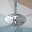 Andren Round Metal Outdoor Bar Table , 61cm cm W 61cm cm D