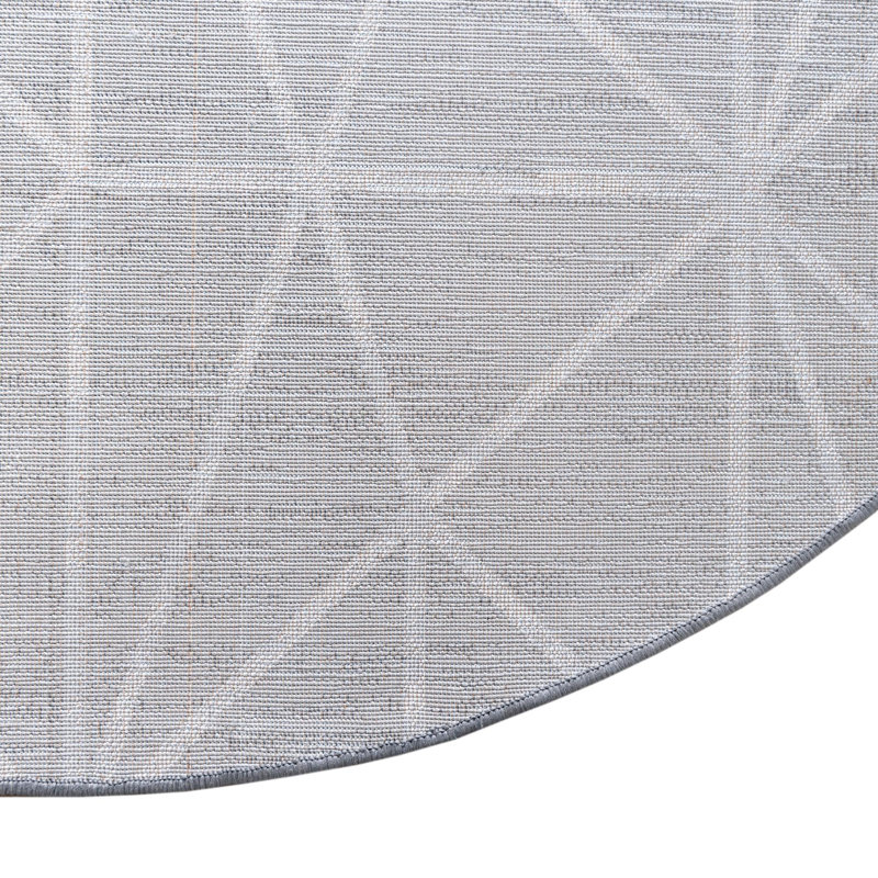 Oceola Geometric Indoor Rug, Round 5'1"